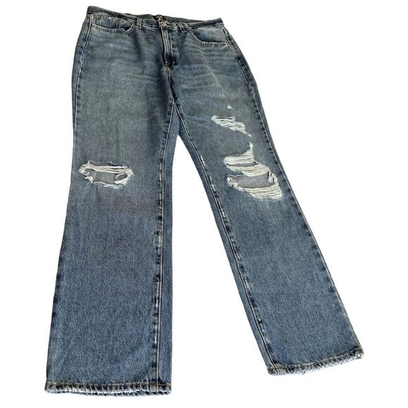 BDG Urban Outfitters Bootcut Jeans Women 31 Distressed Denim Streetwear - Picture 1 of 16